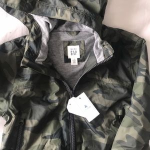 NWT Boys BabyGap Camo Wind Jacket